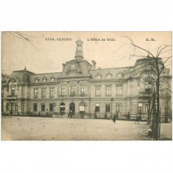 carte postale ancienne 92 CLICHY. Hôtel de Ville