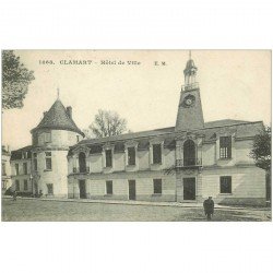 carte postale ancienne 92 CLAMART. Hôtel de Ville 1922