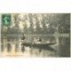 carte postale ancienne 92 CHAVILLE. Rameur en barque sur Etang de l'Ursine 1909