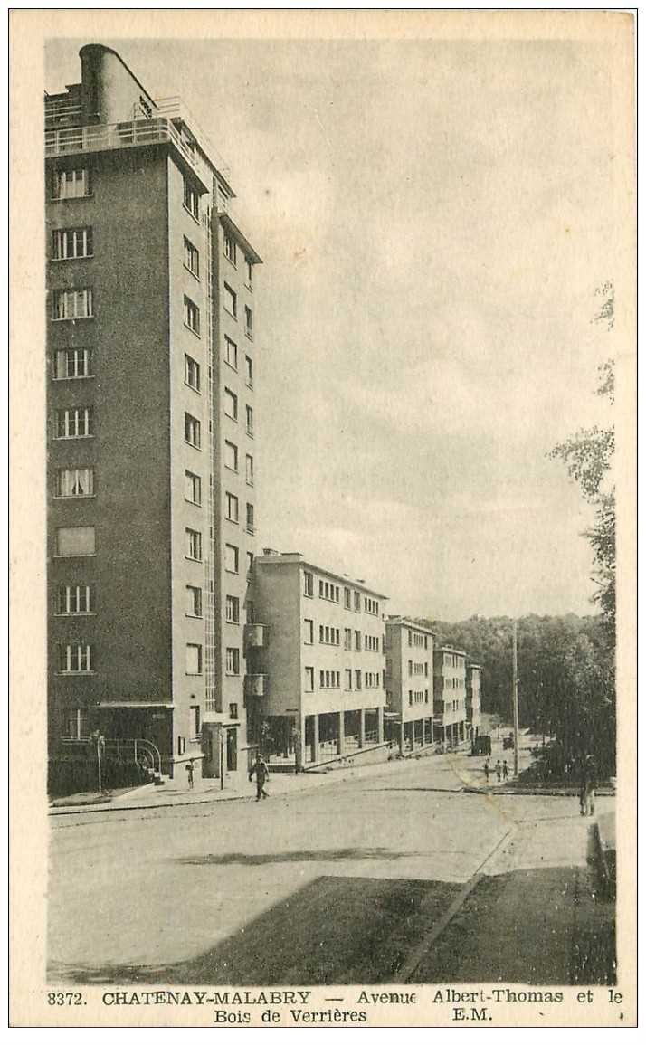 92 CHATENAY-MALABRY. Avenue Albert Thomas et Bois de Verrières