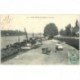 carte postale ancienne 92 BOULOGNE SUR SEINE. Le Port 1905 attelage, barques et péniches