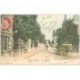 carte postale ancienne 92 BOIS COLOMBES. Rue du Sentier attelage livraison du lait du Château de Mareil 1905