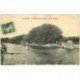 carte postale ancienne 92 BECON. Ile de la Jatte. Timbre Taxe 1916 et pli coin droit