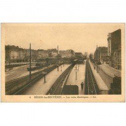 92 BECON-LES-BRUYERES. Les Voies électriques.
