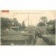 carte postale ancienne 92 BECON LES BRUYERES. Le Pont des Couronnes 1907