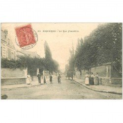 92 ASNIERES SUR SEINE. Rue Franklin 1907