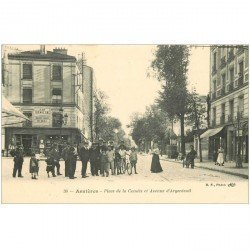 92 ASNIERES SUR SEINE. Place de la Comète et Avenue d'Argenteuil