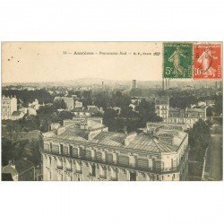carte postale ancienne 92 ASNIERES SUR SEINE. Panorama 1917