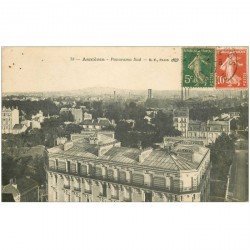 carte postale ancienne 92 ASNIERES SUR SEINE. Panorama 1917