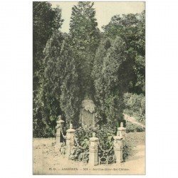 carte postale ancienne 92 ASNIERES SUR SEINE. Cimetière des Chiens. HD XII