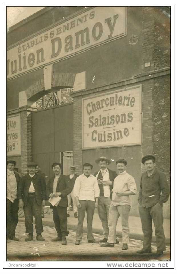 94 IVRY-SUR-SEINE. Etablissements charcuterie et Usines Julien Damoy 26 Rue Nationale Ouvriers 1908