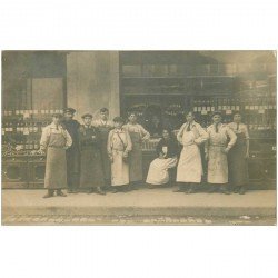 92 NEUILLY SUR SEINE. Magasin Alimentation Aubry 25 rue Montrosier et Avenue du Roule vers 1910