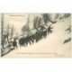 carte postale ancienne 04 Chasseurs Alpins en reconnaissance dans les Alpes. Skieurs et Militaires