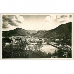 carte postale ancienne 04 DIGNE-LES-BAINS. La Bléone 1937. Carte émaillographie