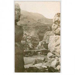 04 ENTREVAUX. Pont sur le Var et gorges Chalvagne. Cpa Photo Cpsm dentelée