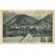 carte postale ancienne 04 LA JAVIE. Le pont vers le Village 1929 (timbre manquant)...