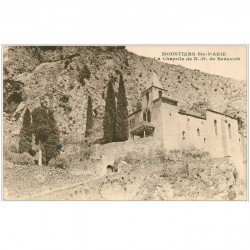 carte postale ancienne 04 MOUSTIERS-SAINTE-MARIE. Chapelle N-D de Beauvoir