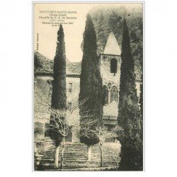 carte postale ancienne 04 MOUSTIERS-SAINTE-MARIE. Chapelle N-D de Beauvoir. Edition Carbonel