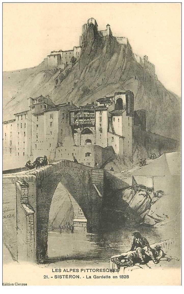 04 SISTERON. La Gardette en 1828