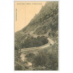 carte postale ancienne 30 LE PONT DE GRIMAL. Route du Vigan à l'Aigoual