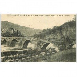 carte postale ancienne 30 MIALET. Pont des Camisards. Près Station Hydrominérale des Fumades