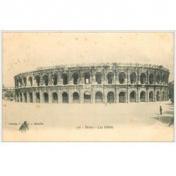 carte postale ancienne 30 NIMES. Les Arènes 1906