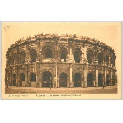 carte postale ancienne 30 NIMES. Les Arènes extérieur