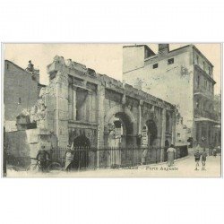 carte postale ancienne 30 NIMES. Porte Auguste