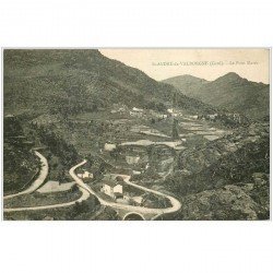 carte postale ancienne 30 SAINT-ANDRE-DE-VALBORGNE. Le Pont Marés 1927