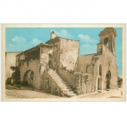 carte postale ancienne 30 SAINT-HILAIRE-D'OZILHAN. Ancienne Eglise