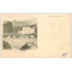 carte postale ancienne 30 VIADUC DE LA CROIX 1902 près Vigan