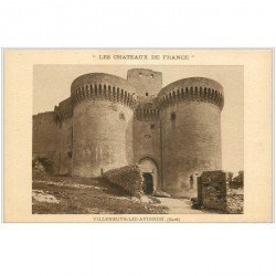 carte postale ancienne 30 VILLENEUVE-LES-AVIGNON. Château