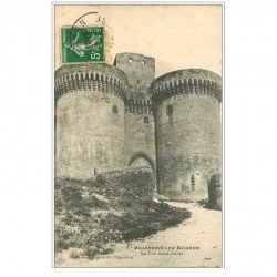 carte postale ancienne 30 VILLENEUVE-LES-AVIGNON. Fort Saint-André vers 1913