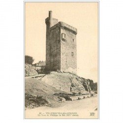 carte postale ancienne 30 VILLENEUVE-LES-AVIGNON. Tour Philippe le Bel