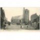 carte postale ancienne 80 AULT ONIVAL. Café Place de l'Eglise