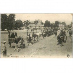 carte postale ancienne 80 ABBEVILLE. Le Marché aux Chevaux 1916