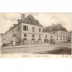 carte postale ancienne 80 ABBEVILLE. Quartier de Cavalerie Café de la Caserne