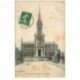 carte postale ancienne 80 AILLY-SUR-NOYE. L'Eglise 1915 animation