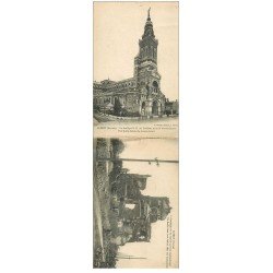 carte postale ancienne 80 ALBERT. Basilique Notre-Dame de Brebières 1922. Bombardement Guerre 1914-1918