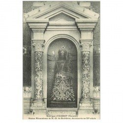 carte postale ancienne 80 ALBERT. Basilique Statue Miraculeuse