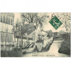 carte postale ancienne 80 ALBERT. La Cascade 1908