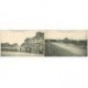 carte postale ancienne 80 ALBERT. Place d'Armes 1922. Bombardement Guerre 1914-1918. Carte double en l'état...