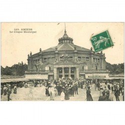 carte postale ancienne 80 AMIENS. Le Cirque Municipal 1915