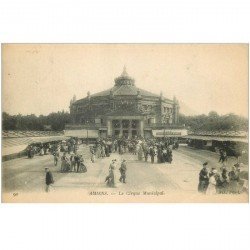 carte postale ancienne 80 AMIENS. Le Cirque Municipal 1919