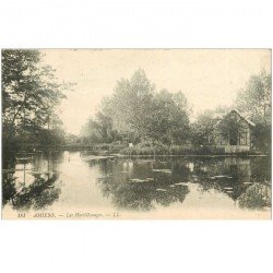 carte postale ancienne 80 AMIENS. Les Hortillonages 1913