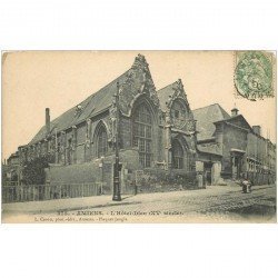 carte postale ancienne 80 AMIENS. L'Hôtel Dieu 1907