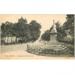 carte postale ancienne 80 AMIENS. Monument de René Goblet