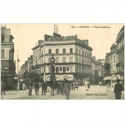 carte postale ancienne 80 AMIENS. Place Gambetta