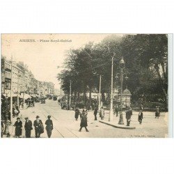 carte postale ancienne 80 AMIENS. Place René Goblet 1936