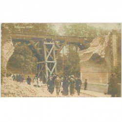 80 AMIENS. Pont de Chemin de Fer entre Amiens et Rouen 1915